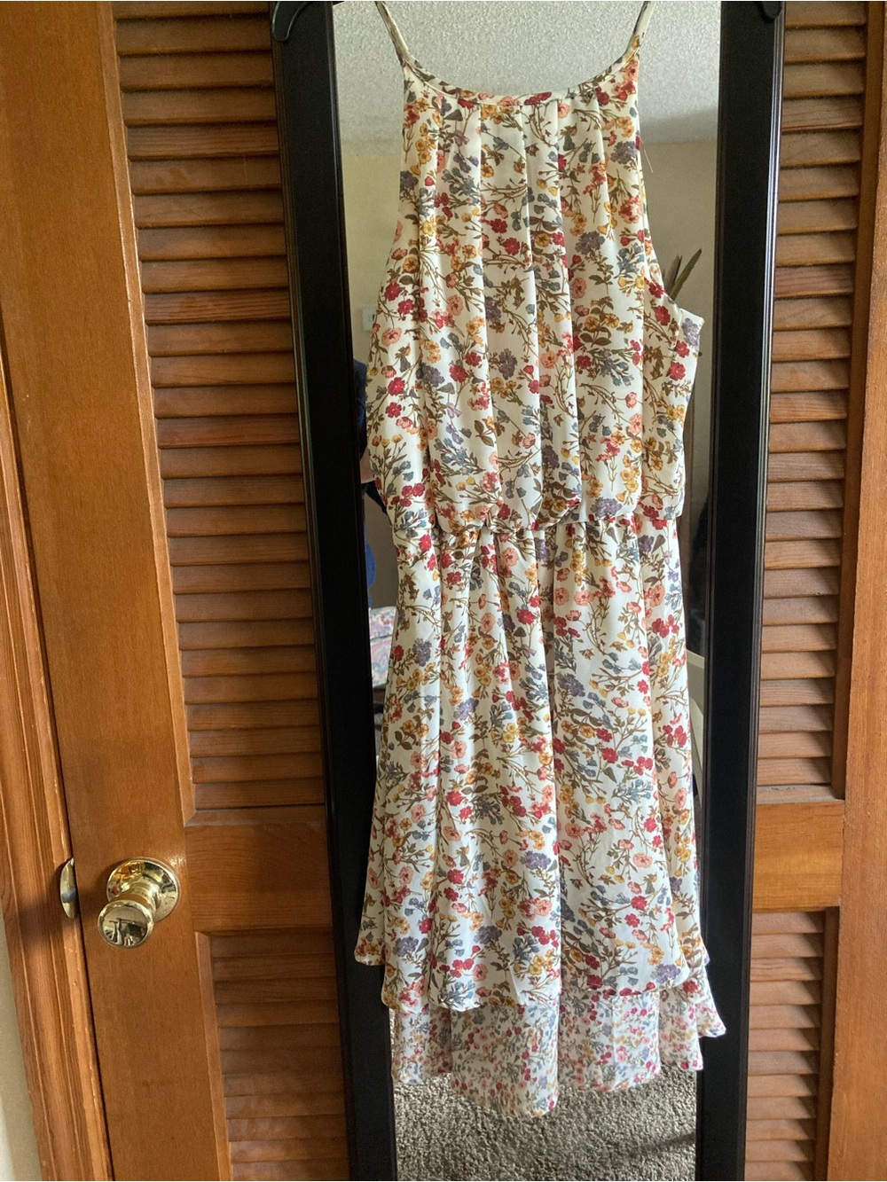 Blue Rain Wildflower mini dress size Small